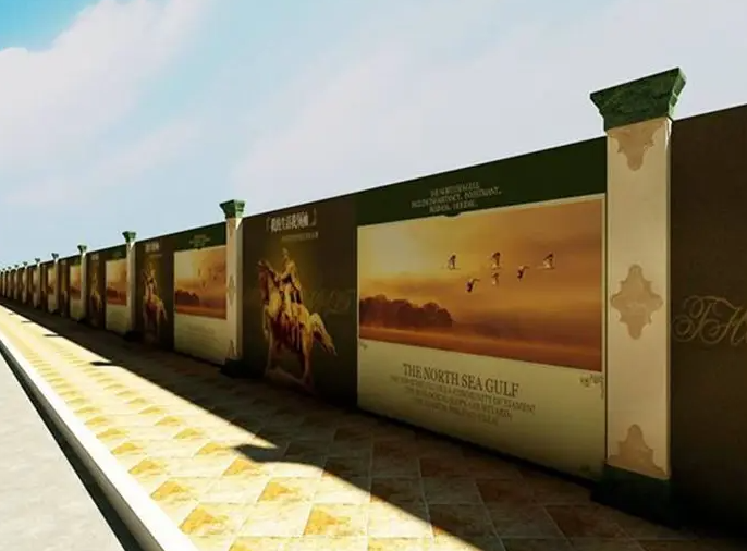 翠屏异形造型地产围挡